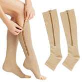 Zipper Compression Socks for Men Women